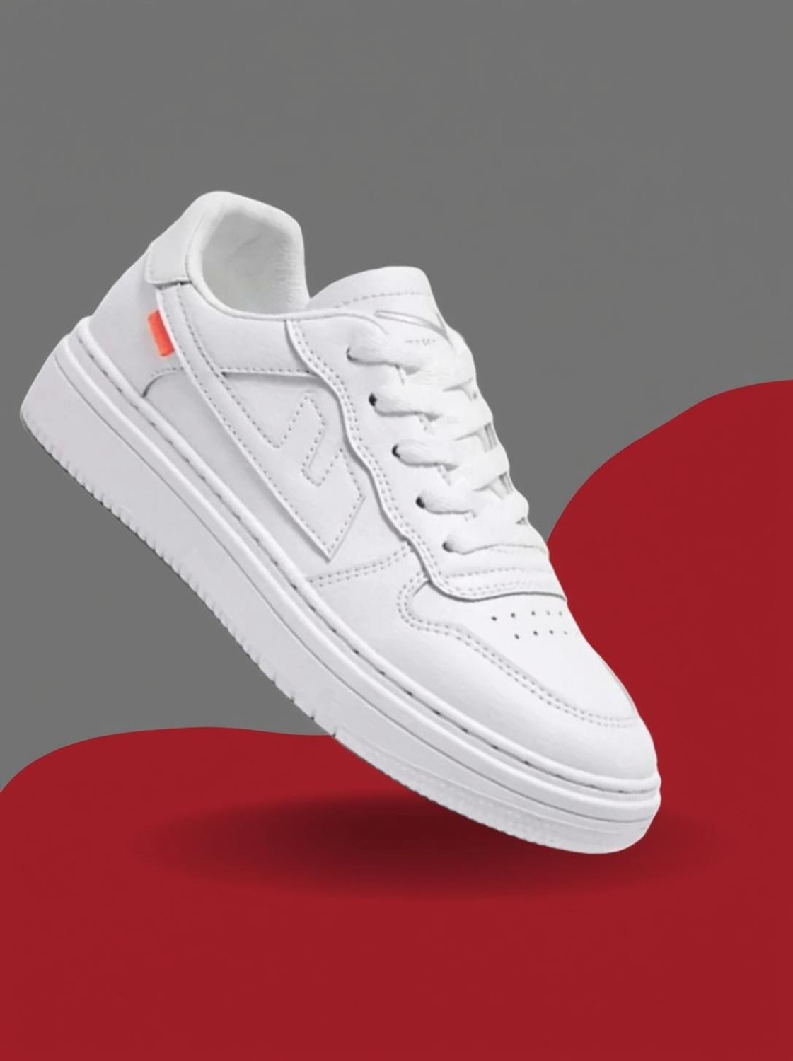 jootiyapa STYLISH TRENDY SNEAKERS SHOES Casuals For Men (White , 9) - Image 1