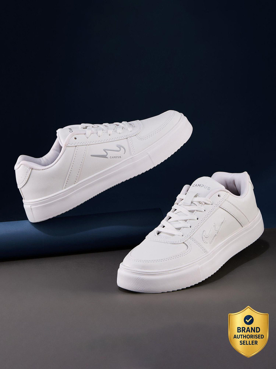 Campus Clint Women's Sneakers, White, Size 6 - Image 1