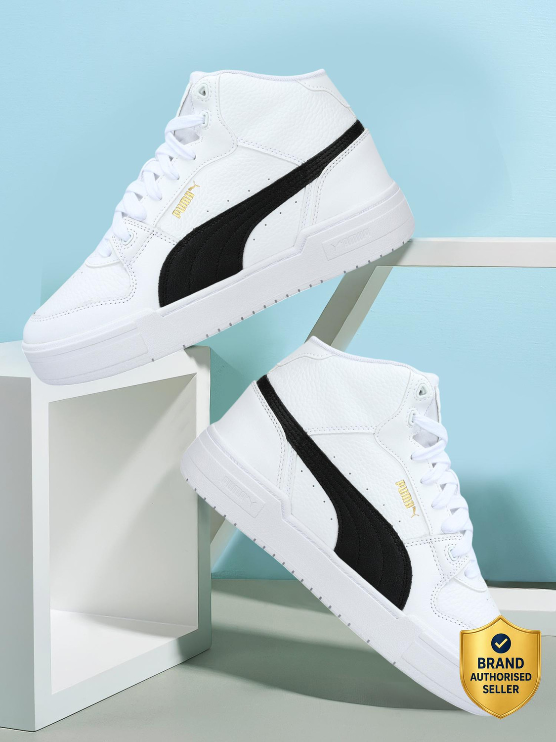 PUMA CA Pro Mid Sneakers Men White 8 - Image 1