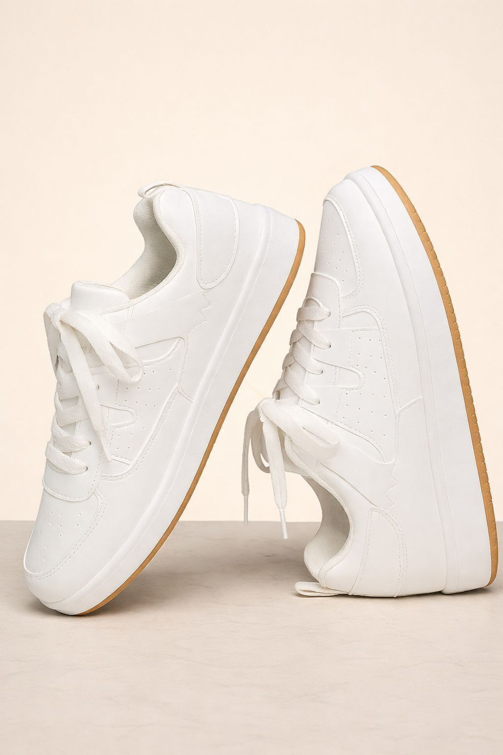 Numenzo Sneakers For Men (White , 9) - Image 1