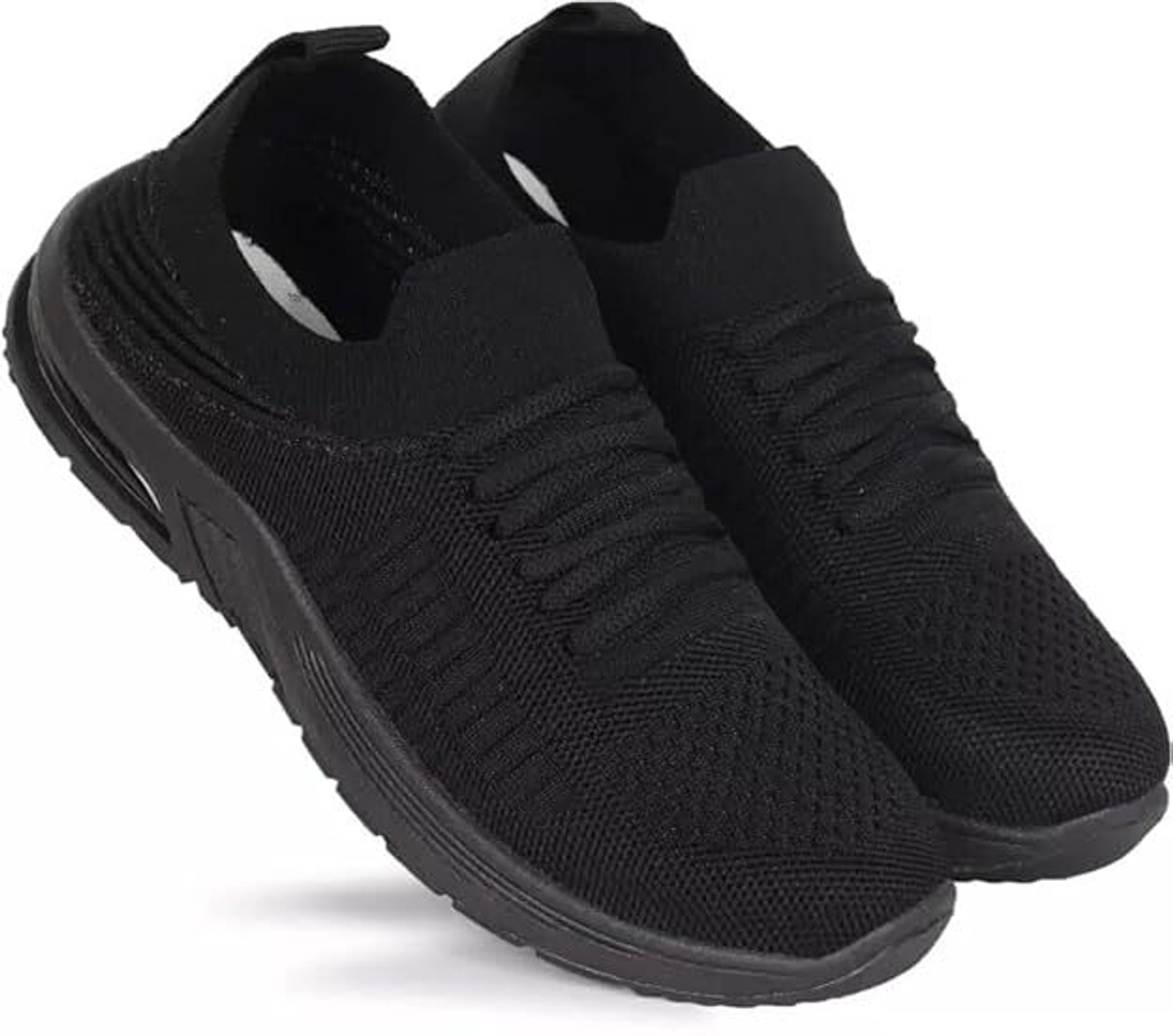 Ketolite Trendy Sports Shoes for Women's Running,Walking with Memory Foam Casuals For Women (Black , 4) - Image 1