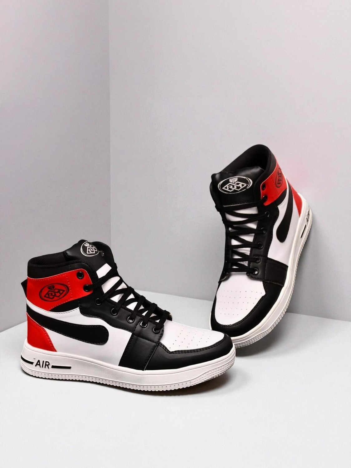 TRM Stylish High-Top Shoes for Men Multicolor Size 6 - Image 1