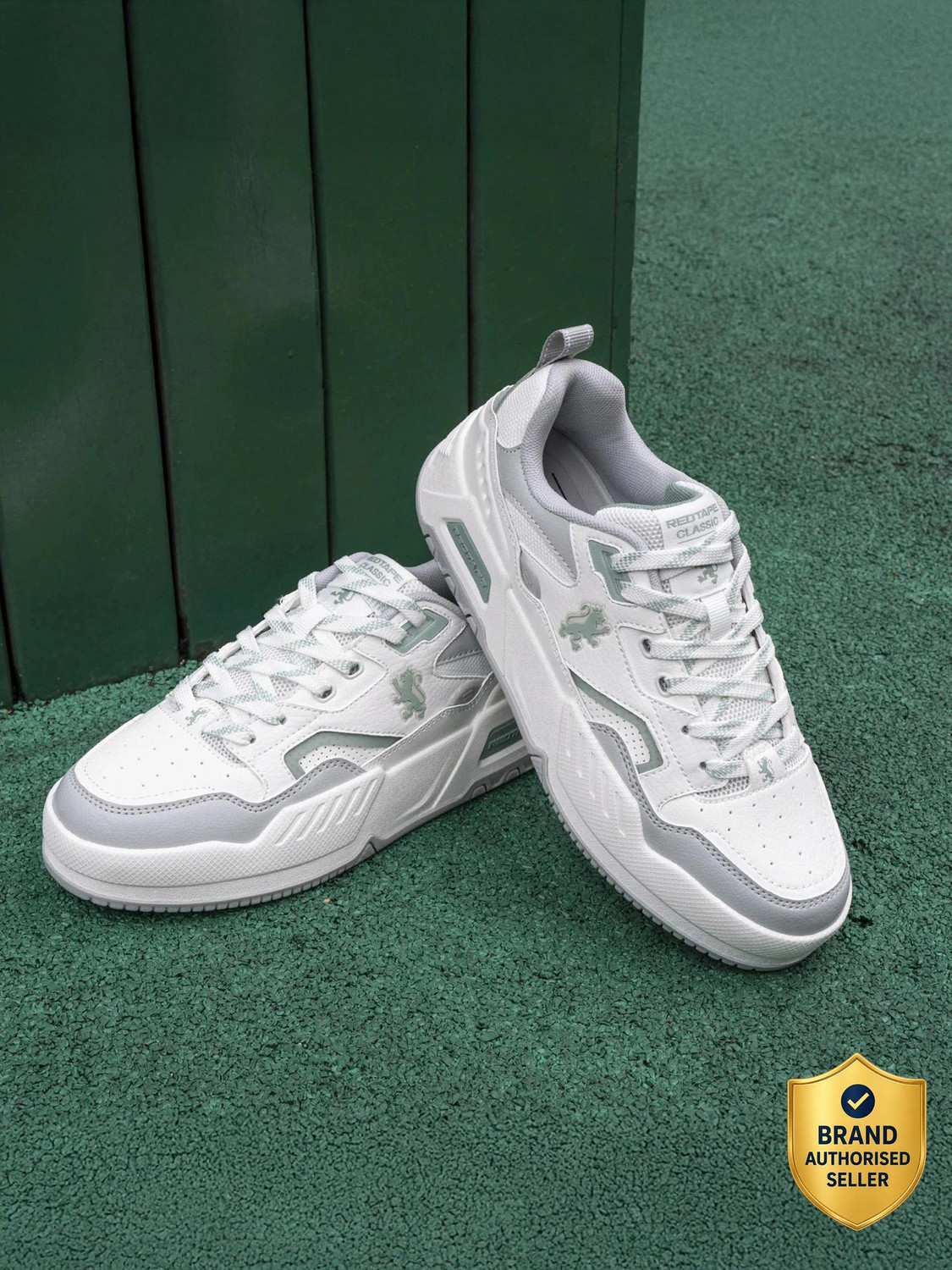 RED TAPE Sneakers for Women | Trendy Boldstep Lifestyle Casual Shoes for Women Sneakers For Women (White, Grey , 3) - Image 1