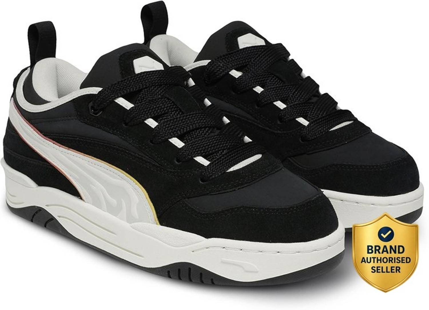 PUMA 180 Pro Fire Sneakers For Men (Black , 8) - Image 1