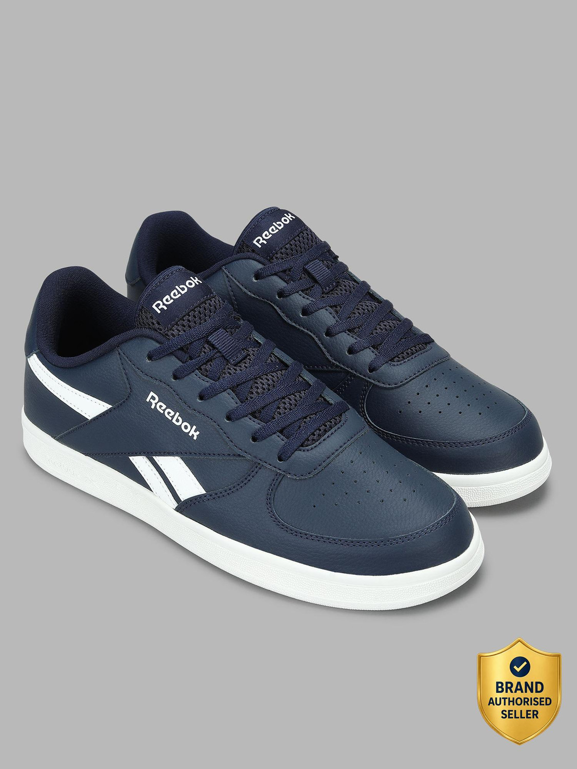 REEBOK COURTSWIFT DUELIST Sneakers For Men (Navy , 8) - Image 1