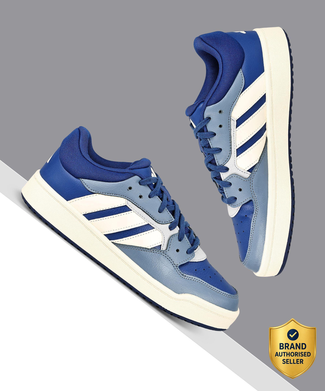 adidas Blockz Sneaker for Men, Blue, Size 9 - Image 1