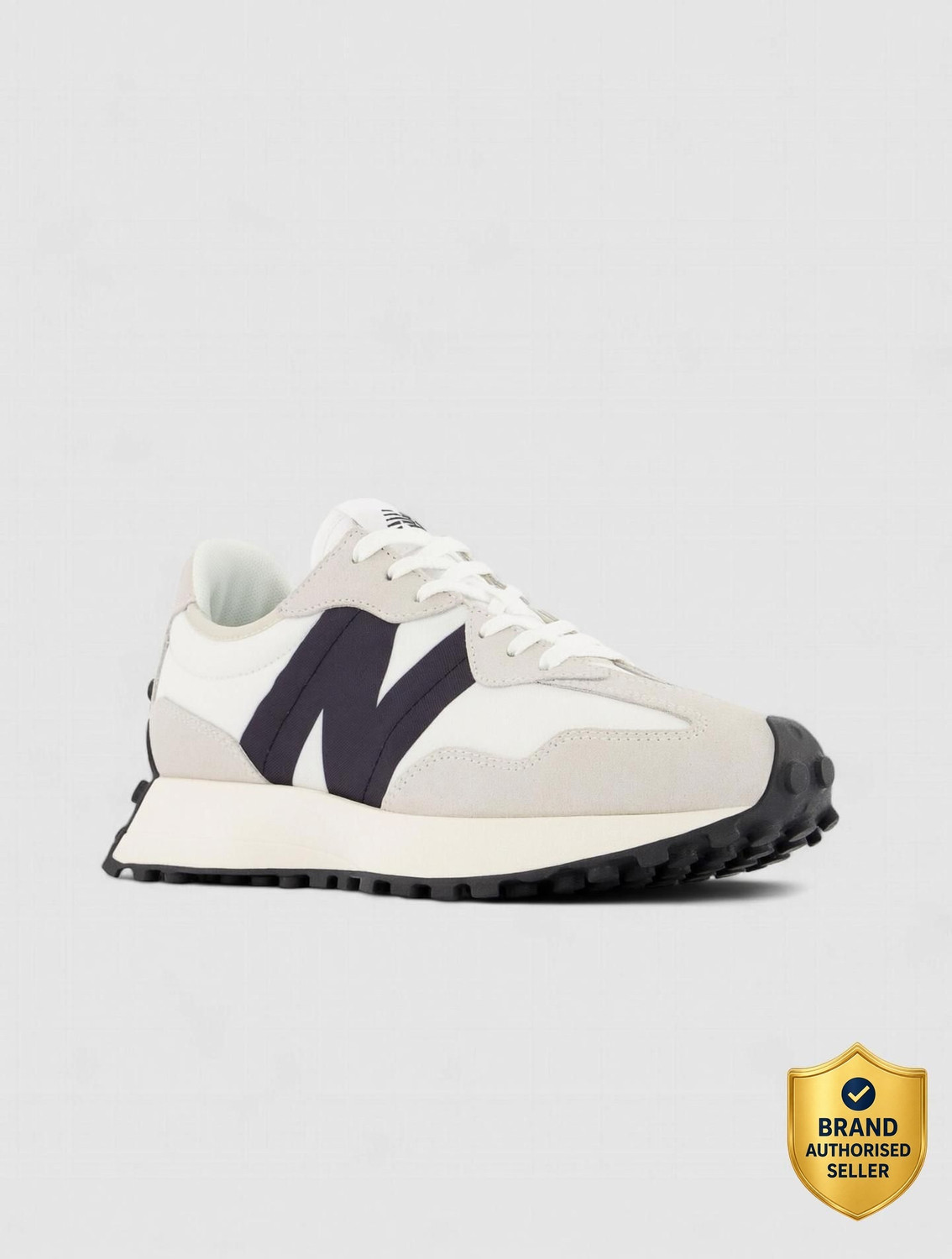 New Balance 327 Sneakers For Men (Off White , 10.5) - Image 1