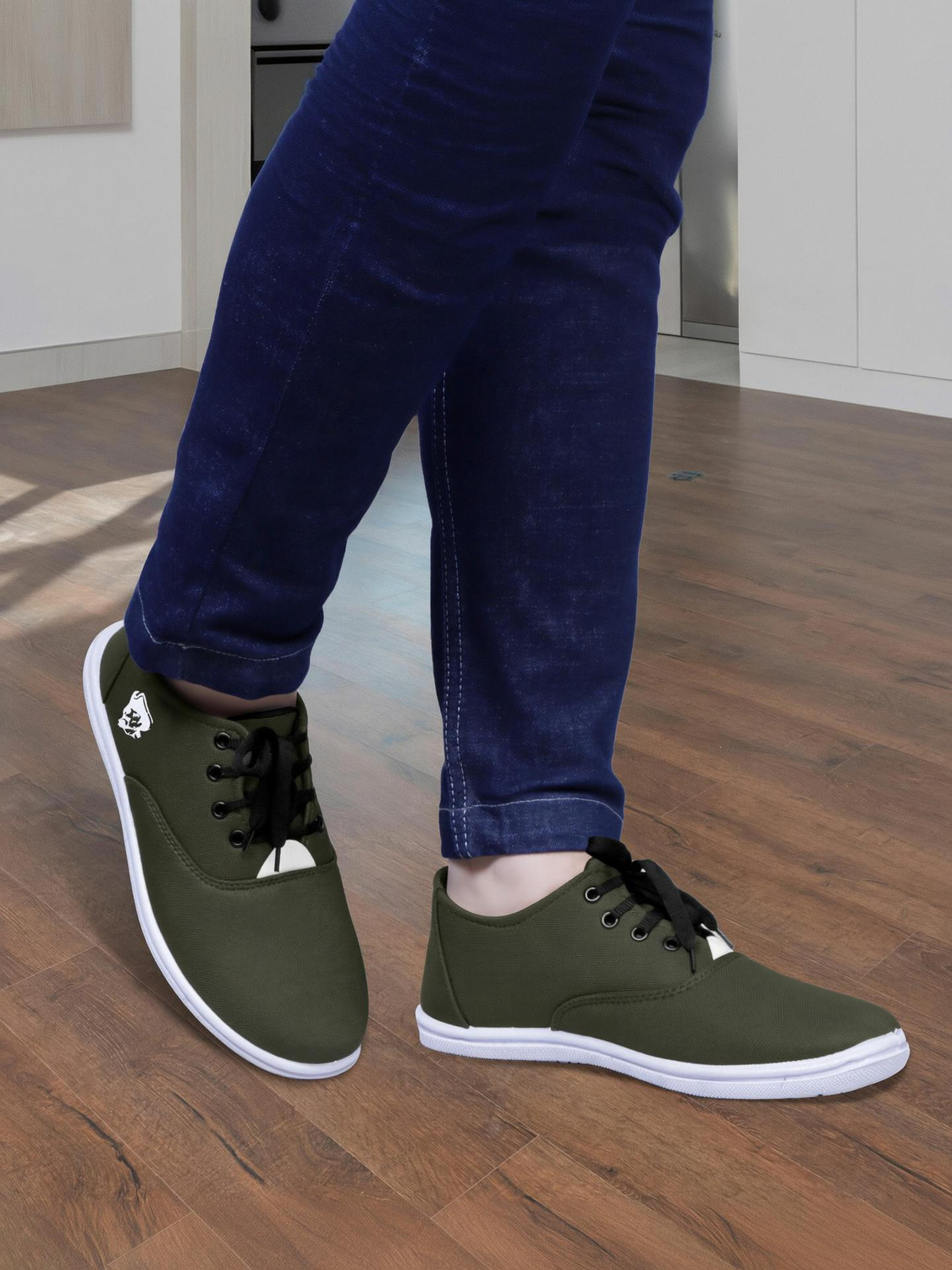 KANEGGYE Casuals For Men (Green , 9) - Image 1