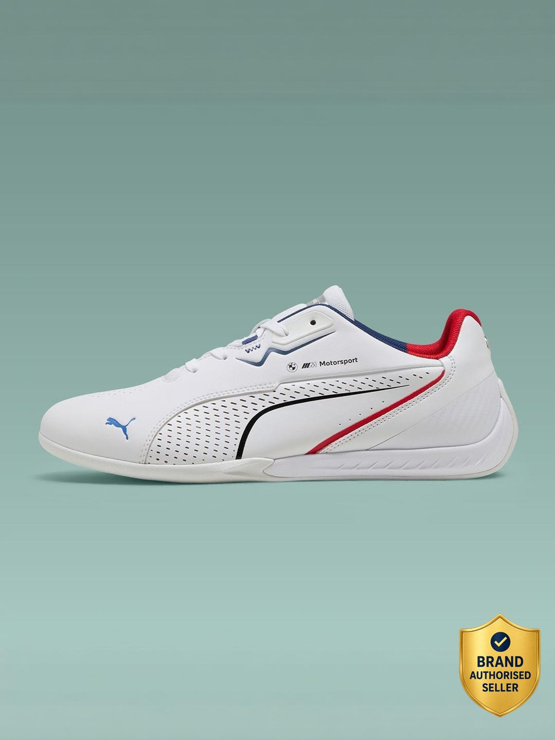 PUMA BMW M Motorsport Drift Cat 11 Sneakers For Men (White , 7) - Image 1
