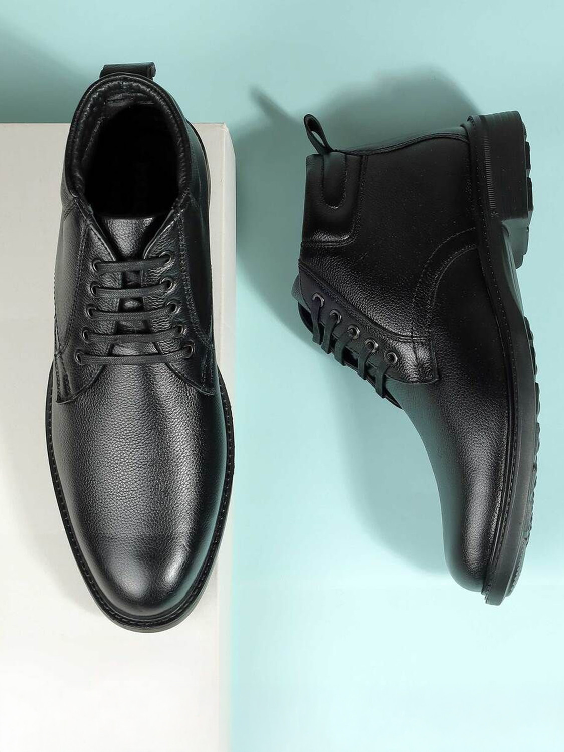MOCHI Lace Up For Men (Black , 10) - Image 1