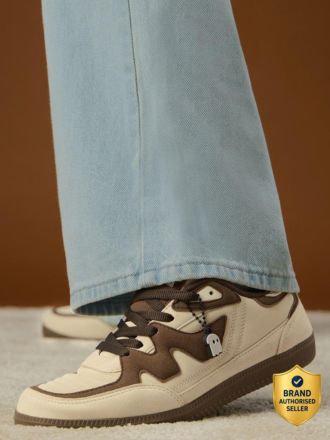 The Souled Store Sneakers For Women (Beige , 5) - Image 1