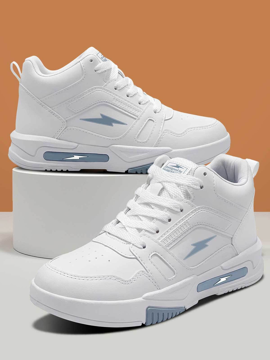 BRUTON SneekX-212 Men's White Sneakers (Size 6) - Image 1
