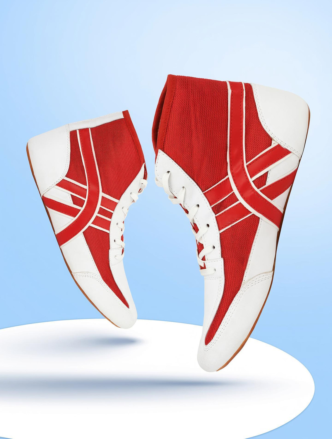 NAYV Kabaddi Shoes for Men (Red, Size 8) - Image 1