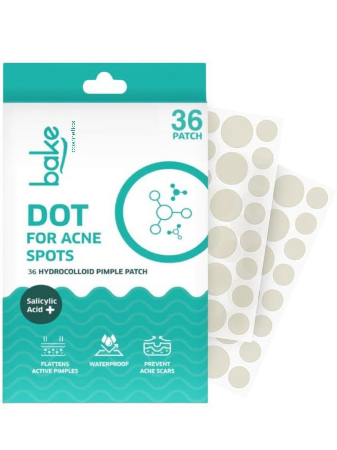 BAKE Pimple Acne Patch Hydrocolloid Waterproof (36 dots) - Image 1