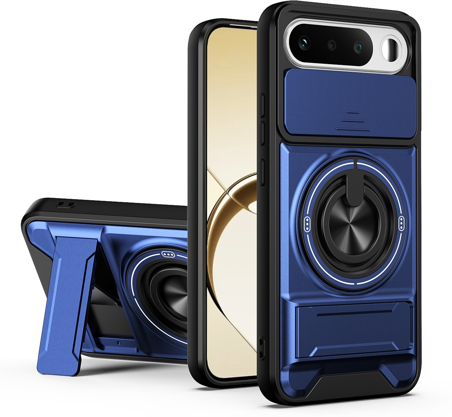 YUWOO Back Cover for realme 16 5G (Blue, Shock Proof, Polycarbonate, Pack of: 1) - Image 1