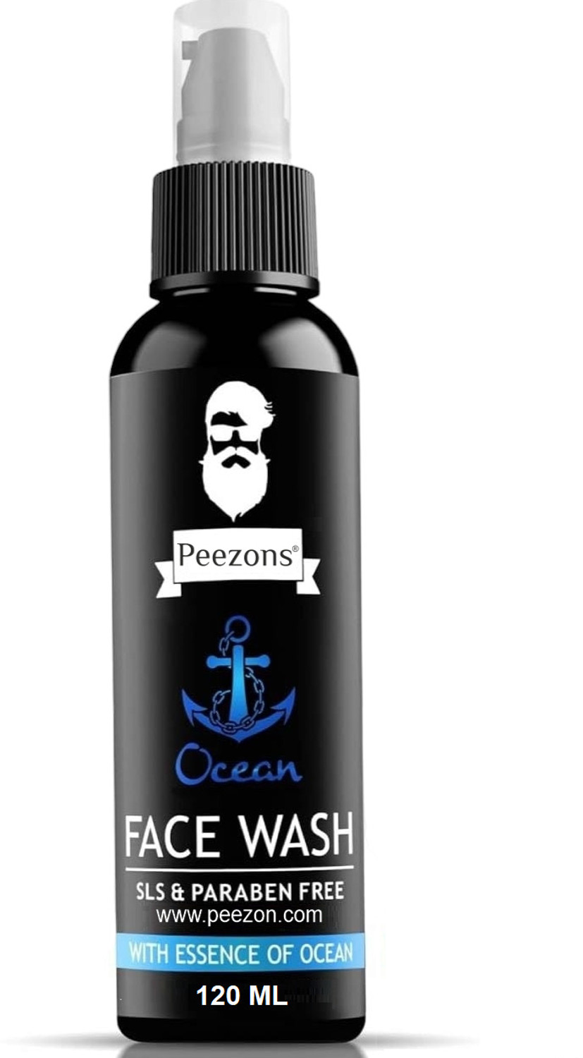 Peezons Ocean Face Wash for Men, 120ml - Image 1