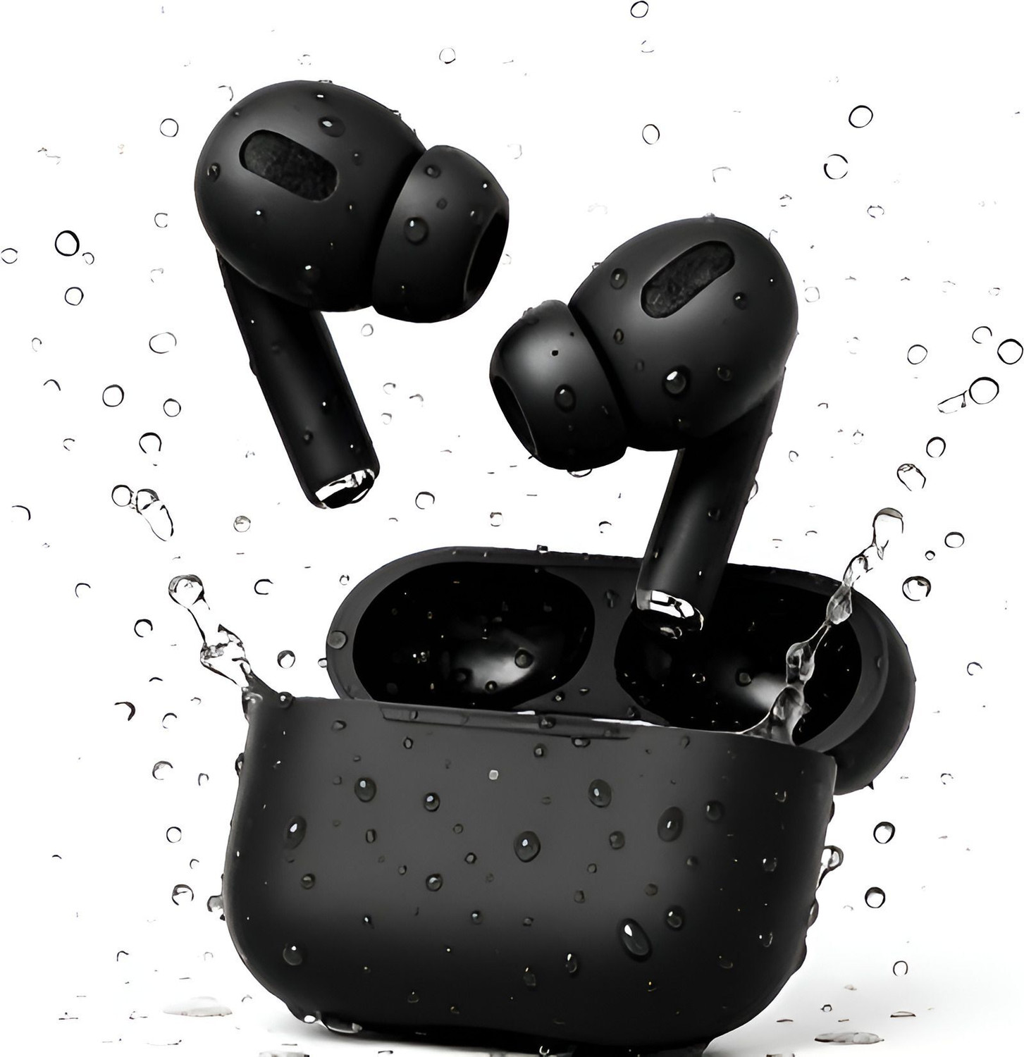 TECHIO à¤à¥à¤à¤¿à¤¯à¥ Earbuds हà¥à¤¡à¤¸à¥à¤ (à¤à¤¾à¤²à¤¾) - Image 1