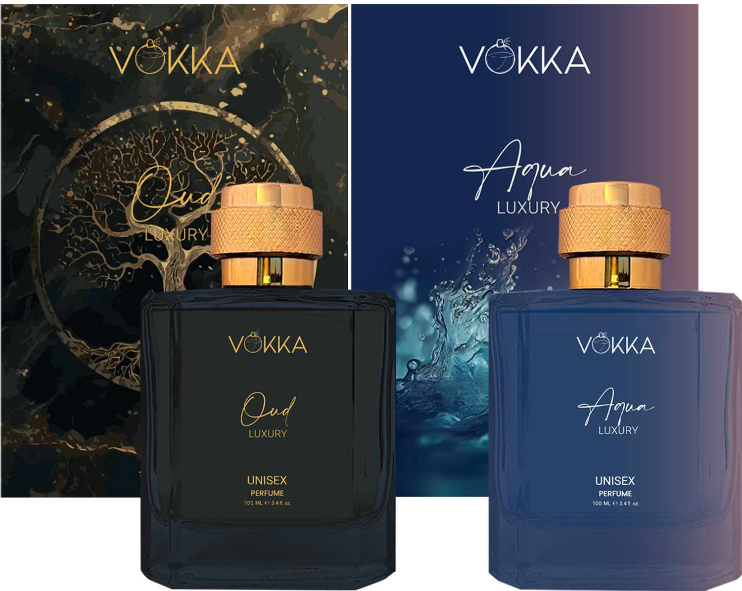 VOKKA Oud & Aqua Unisex Eau de Parfum 200ml - Image 1