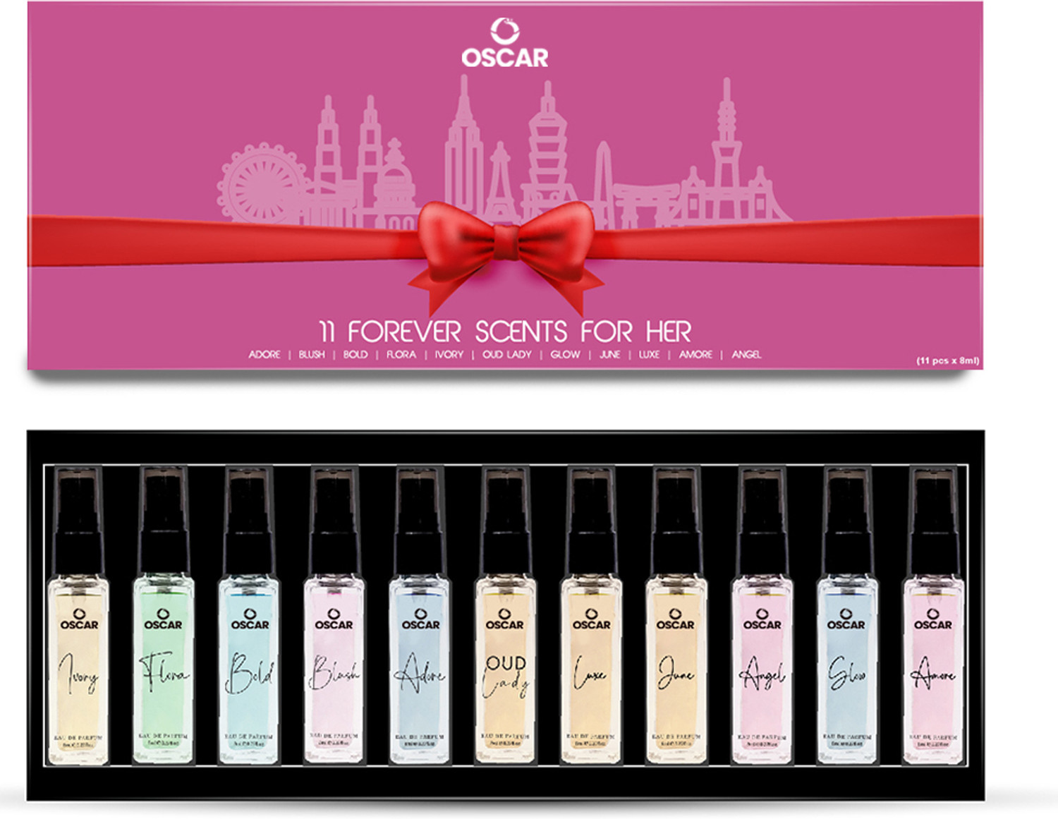OSCAR 11 Forever Scents For Her 8ML (Pack 11) | Perfume Sets For Women & Girls - 88 ml (à¨à¨°à¨¤à¨¾à¨ ਲà¨) - Image 1