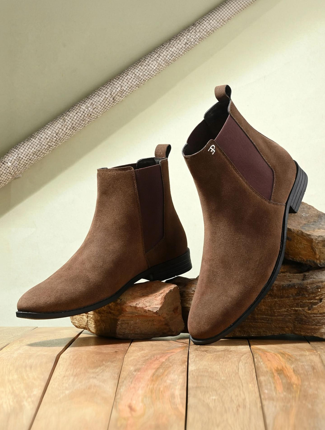 EL PASO EP4301 Men's Brown Boots (Size 8) - Image 1