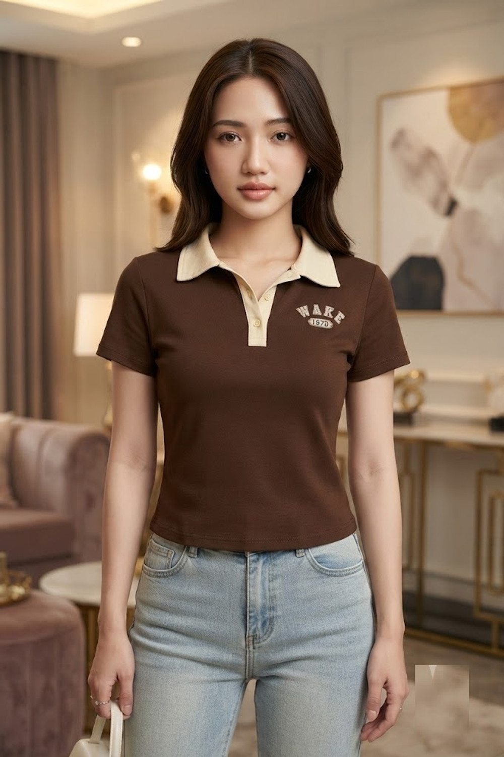 Esposito Women Brown Casual Top - Image 1