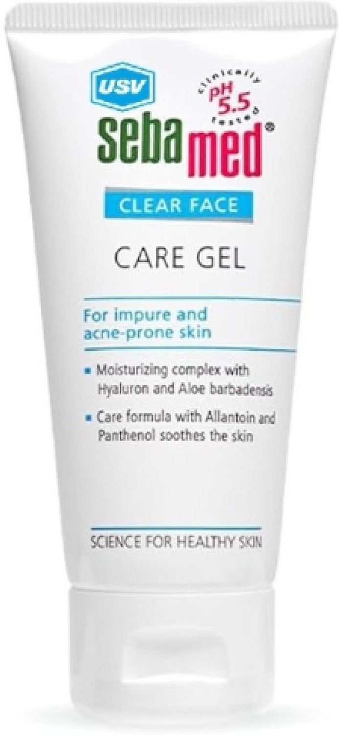 USV Clear Face Care Gel â Oil-Free Moisturizer with Hyaluronic Acid & Aloe Vera | For Oily, Acne-Prone & Sensitive Skin (50 g) - Image 1