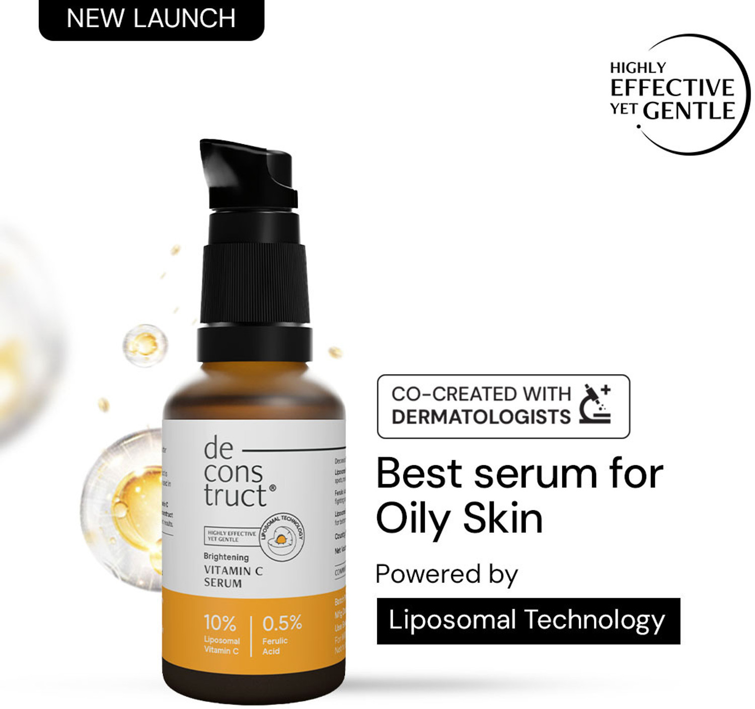 Deconstruct 10% Vitamin C Serum with Liposomal Technology, 30ml - Image 1