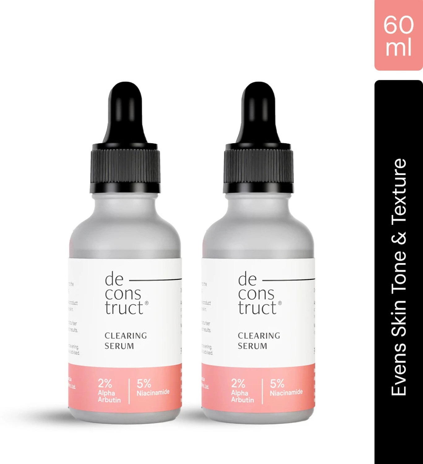 Deconstruct 5% Niacinamide + 2% Alpha Arbutin Face Serum 60ml - Image 1