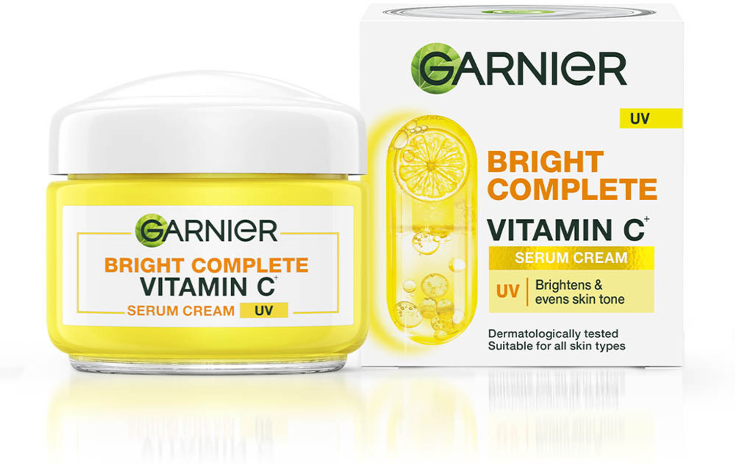 Garnier Bright Complete Vitamin C Serum UV Cream, 45g - Image 1