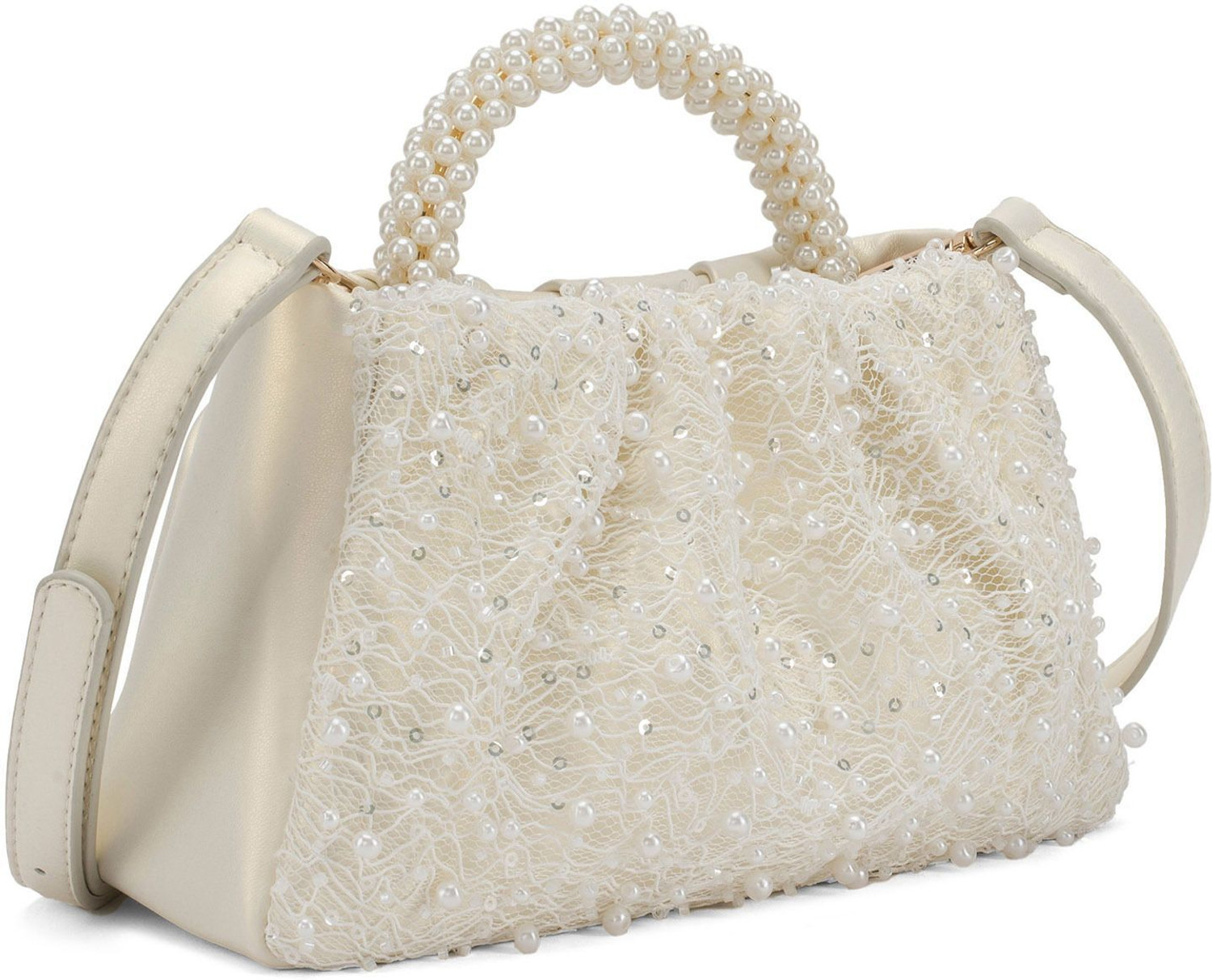 LINO PERROS White Women Clutch Texas Rosa - Image 1
