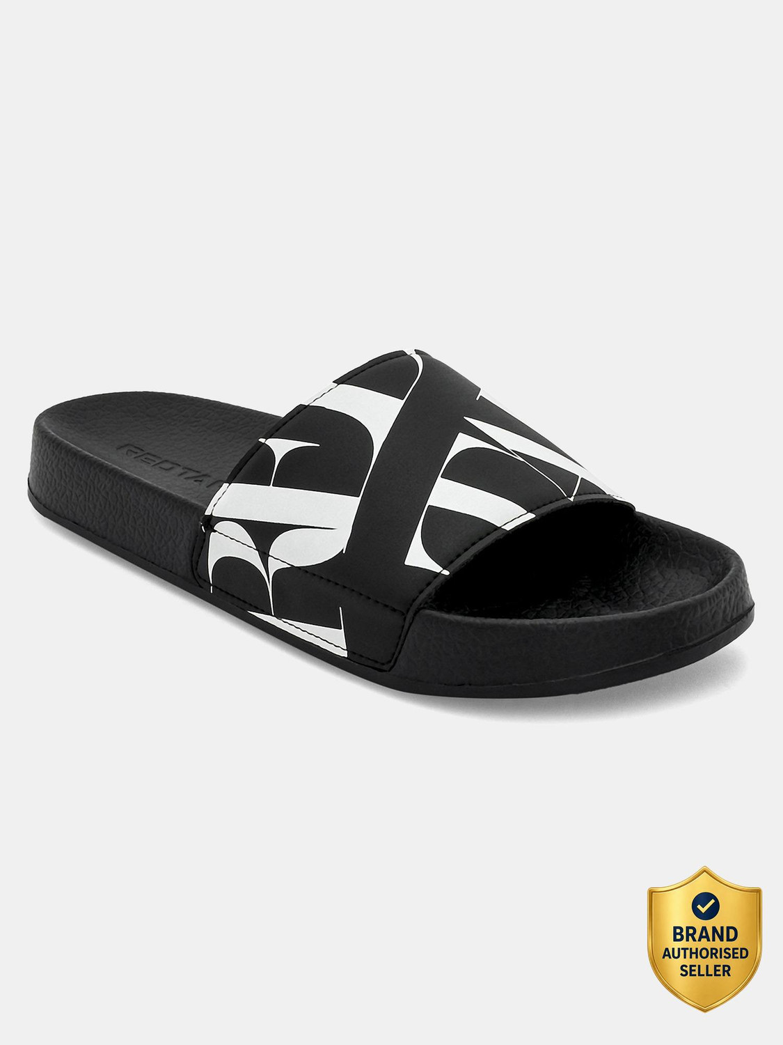 RED TAPE Men Slides Black Size 6 - Image 1