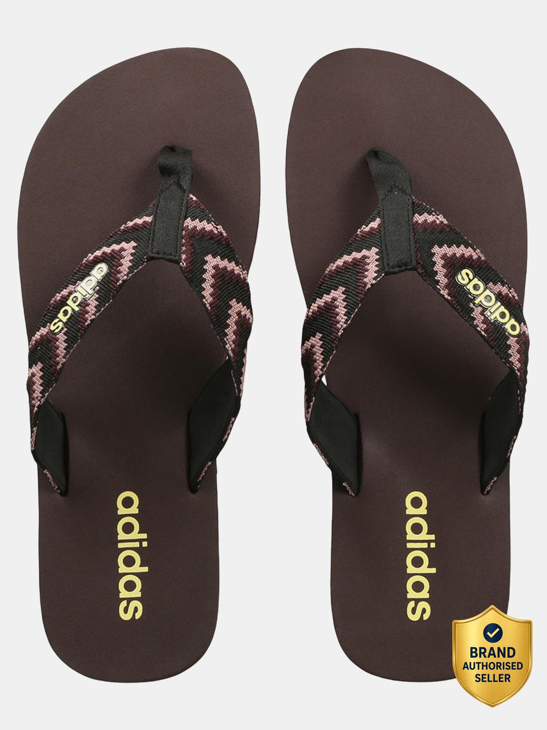 adidas Stabile 2.0 Men's Flip Flops, Black, Size 10 - Image 1