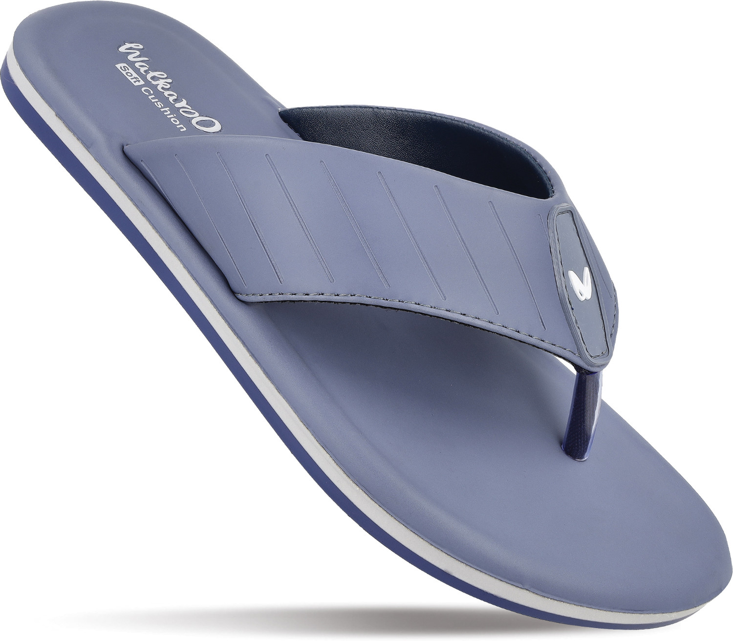 WALKAROO Men Slippers (Blue , 8) - Image 1