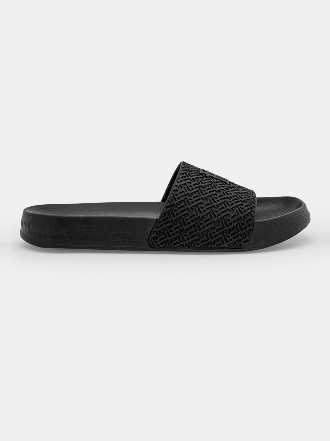 Red Tape Men Slides Black Size 6 - Image 1