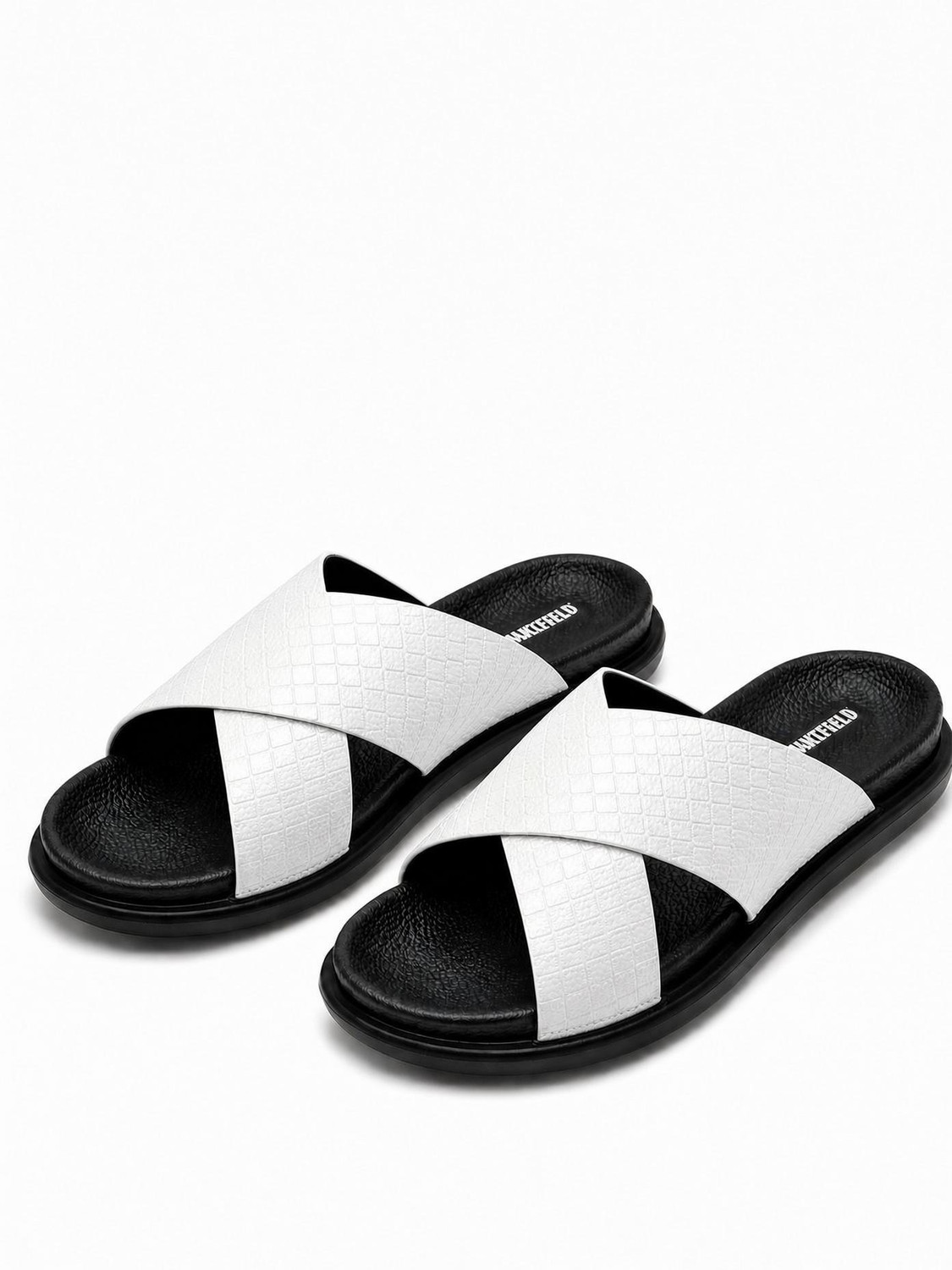 Wakefield Men Slides (White , 9) - Image 1