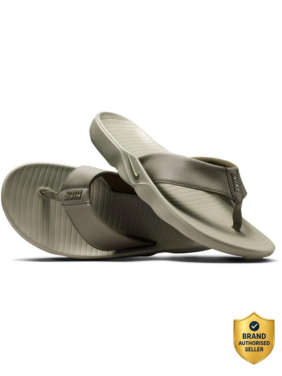 Nike Men Flip Flops Green Size 6 - Image 1