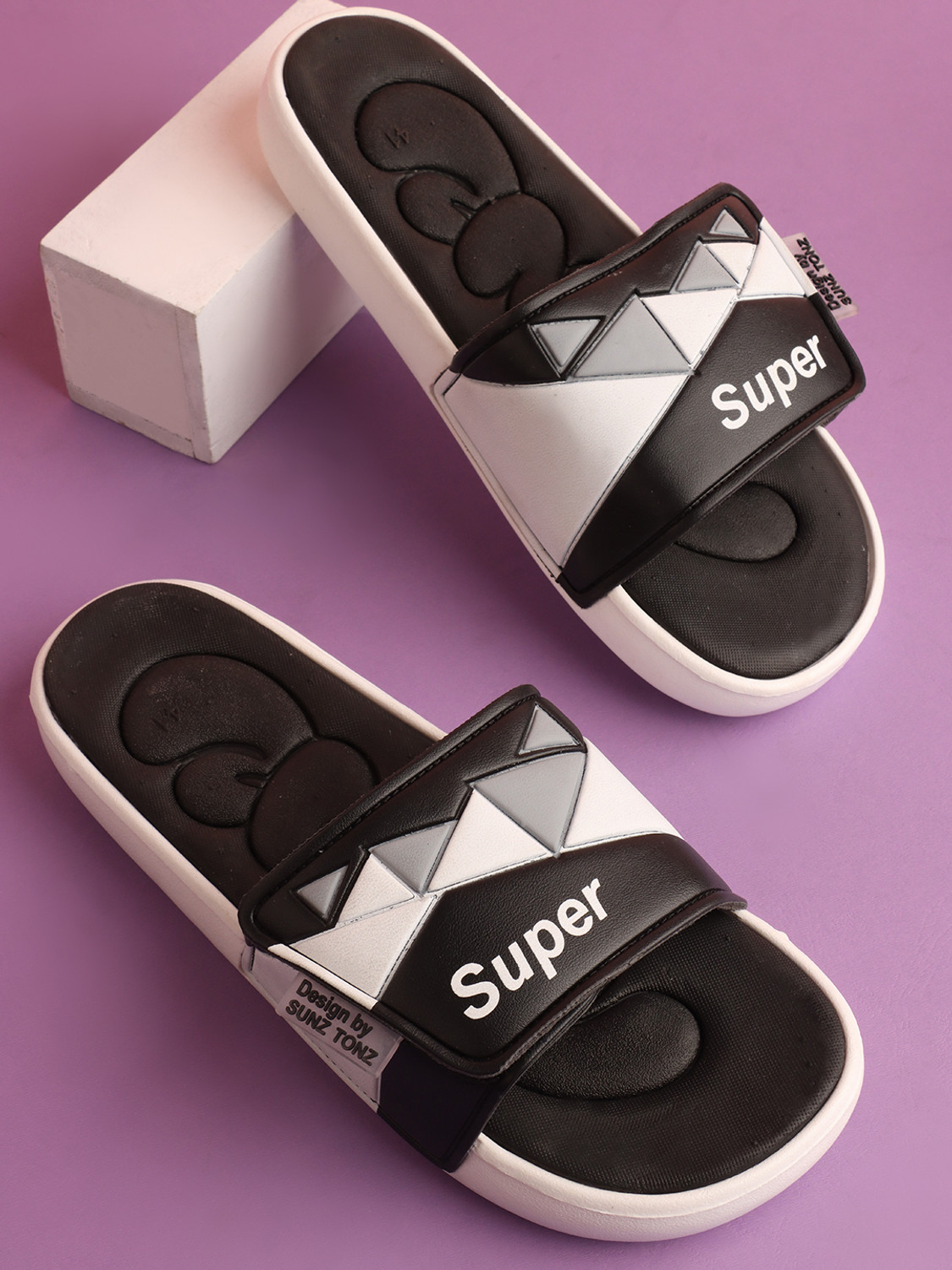 JUMPLITE Men Slides Black Size 9 - Image 1