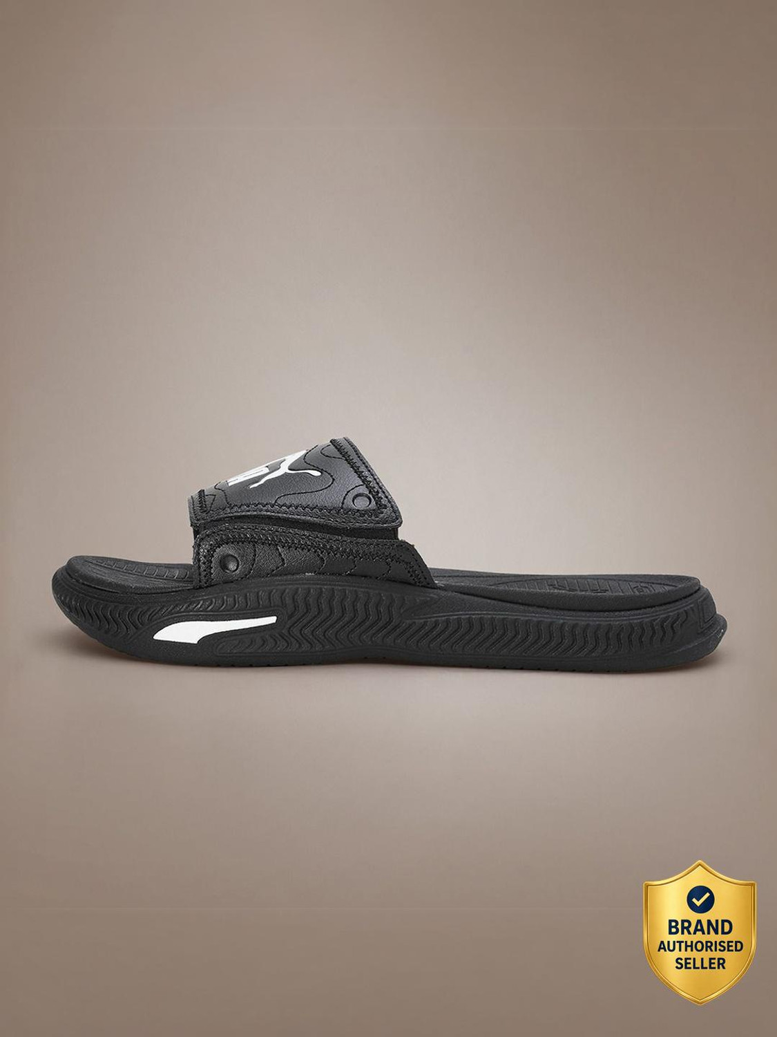PUMA SoftridePro Slide 24 Men Slides (Black, 7) - Image 1