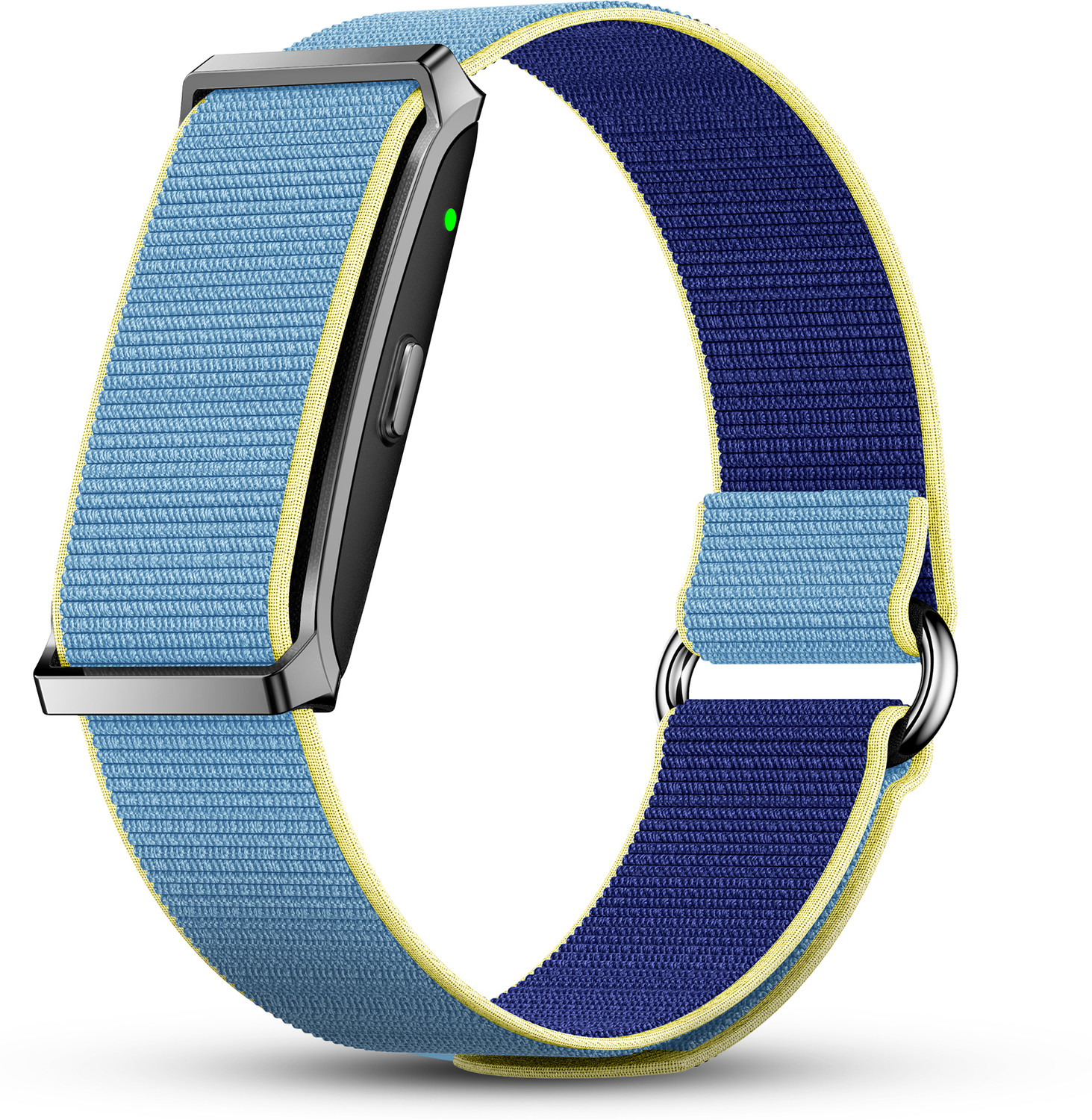 Pebble Qore Fitness Band, Blue Strap, Free Size - Image 1