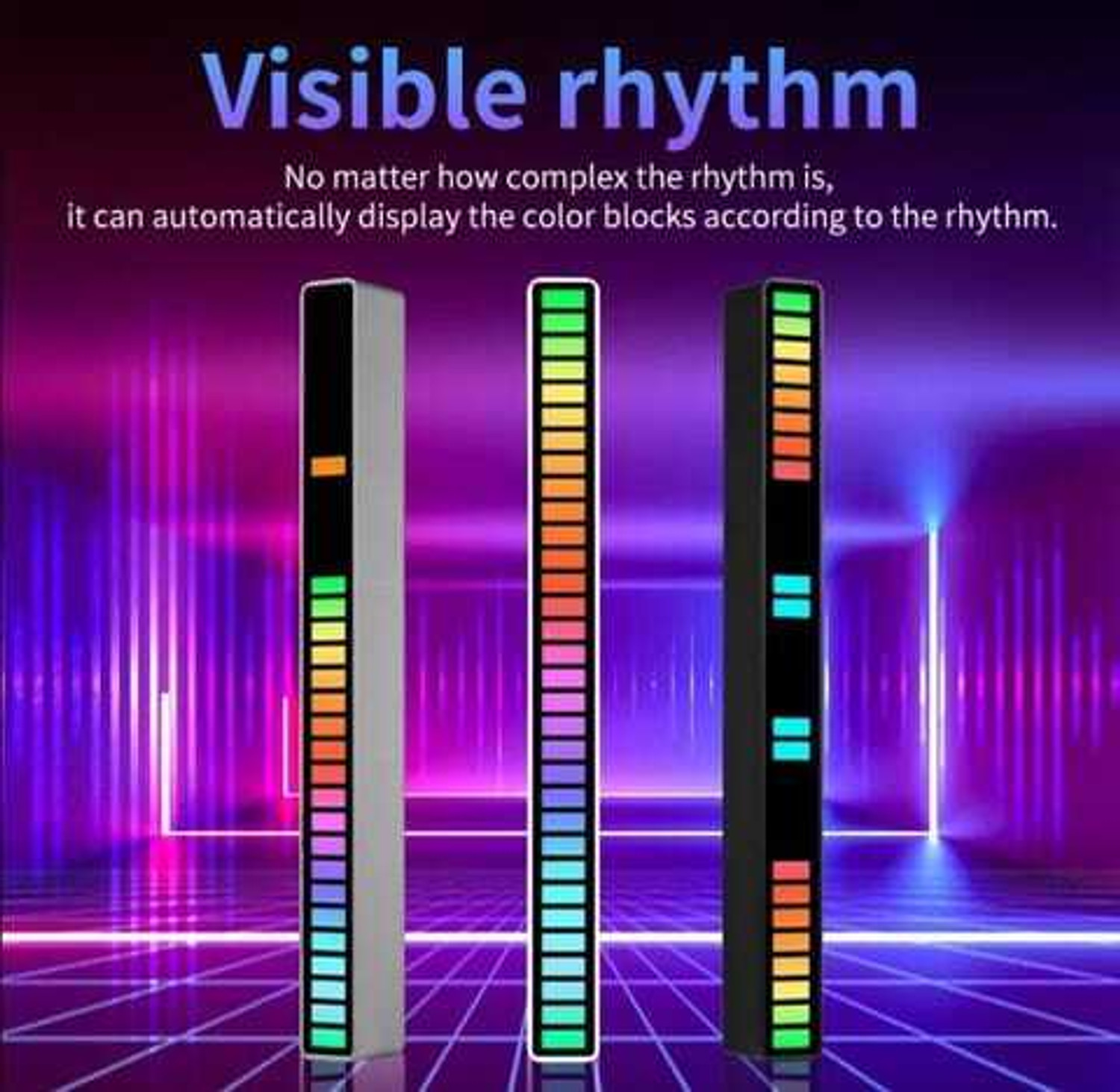 AVSPARKS RGB LED Bar Light 32-bit Music Control - Image 1