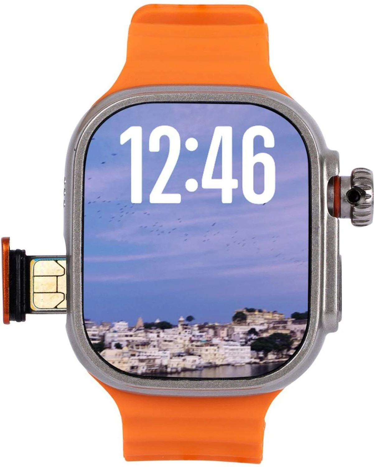 SEHUB S9 Ultra 2.04" AMOLED 4G Smartwatch (Orange, 49mm) - Image 1