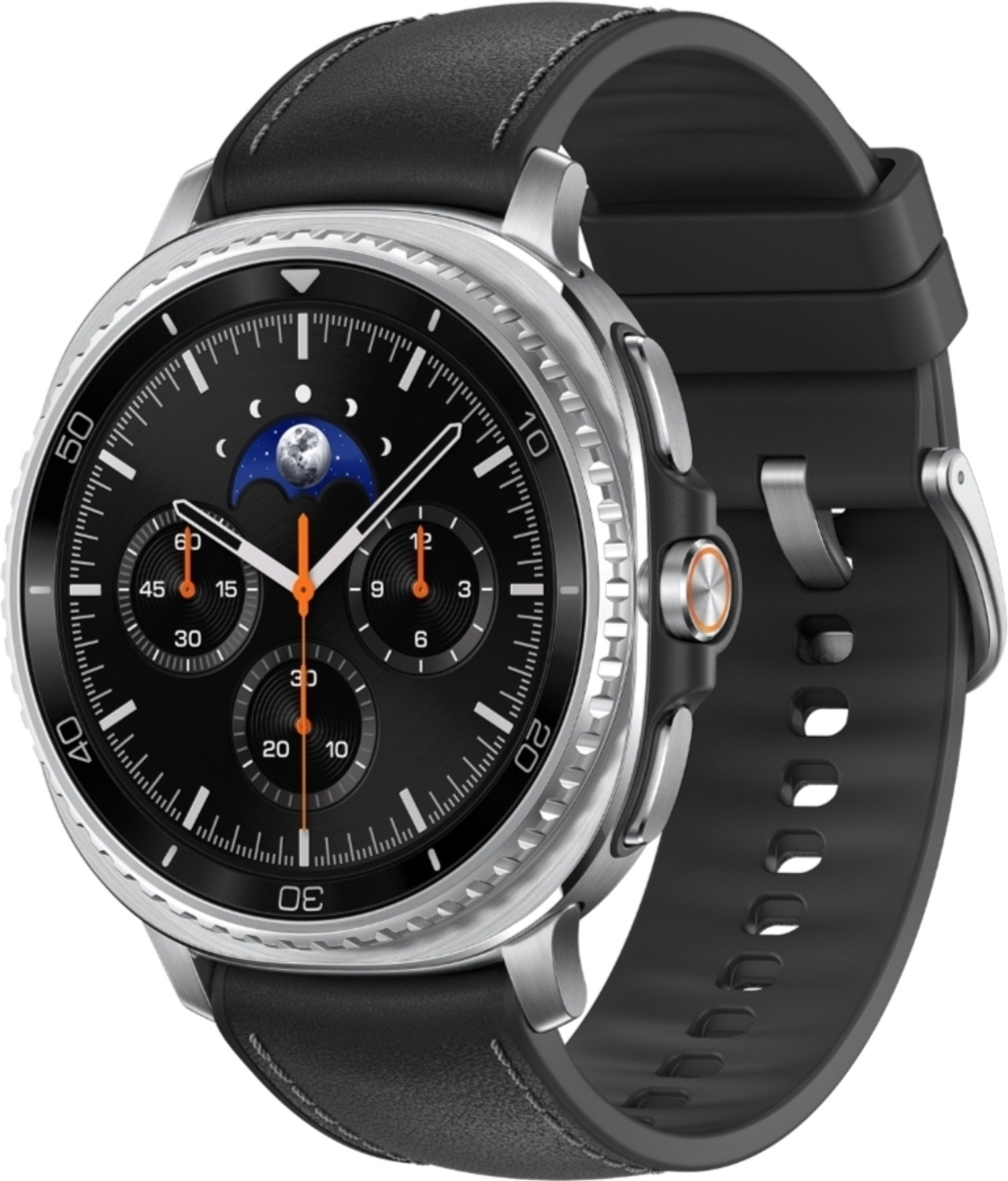 Samsung Galaxy Watch8 Classic (46mm Bluetooth) (Black Strap, Large) - Image 1