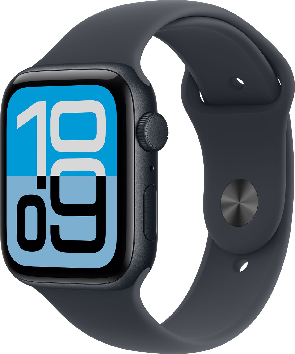 Apple Watch SE 3(2025) GPS 44mm Midnight Aluminium Case Midnight Sport Band - S/M (Midnight Strap, Small/Medium) - Image 1