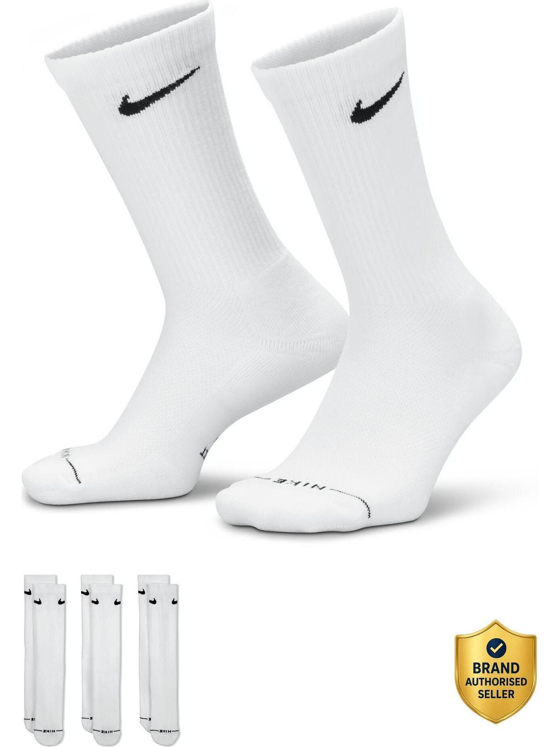 NIKE Men & Women Calf Length Socks (Pack of 3) - Image 1