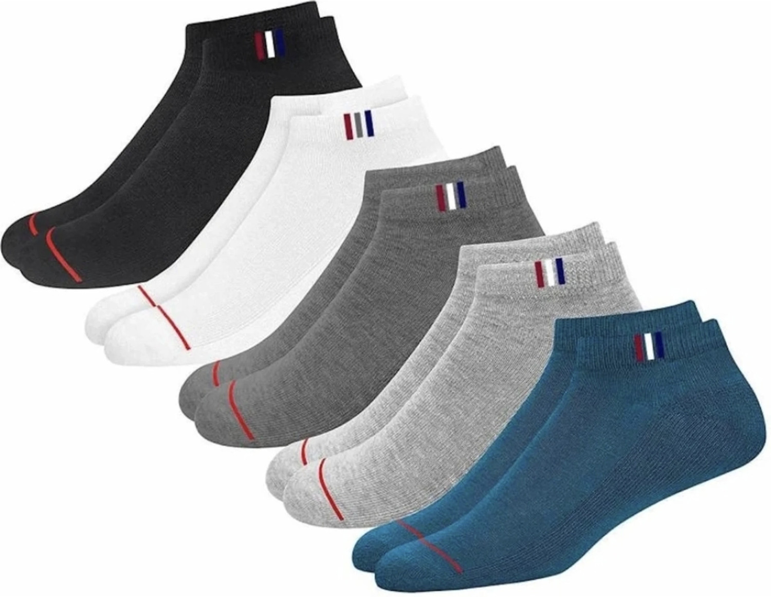 ODDPAIR Men Solid Ankle Length Socks - Image 1