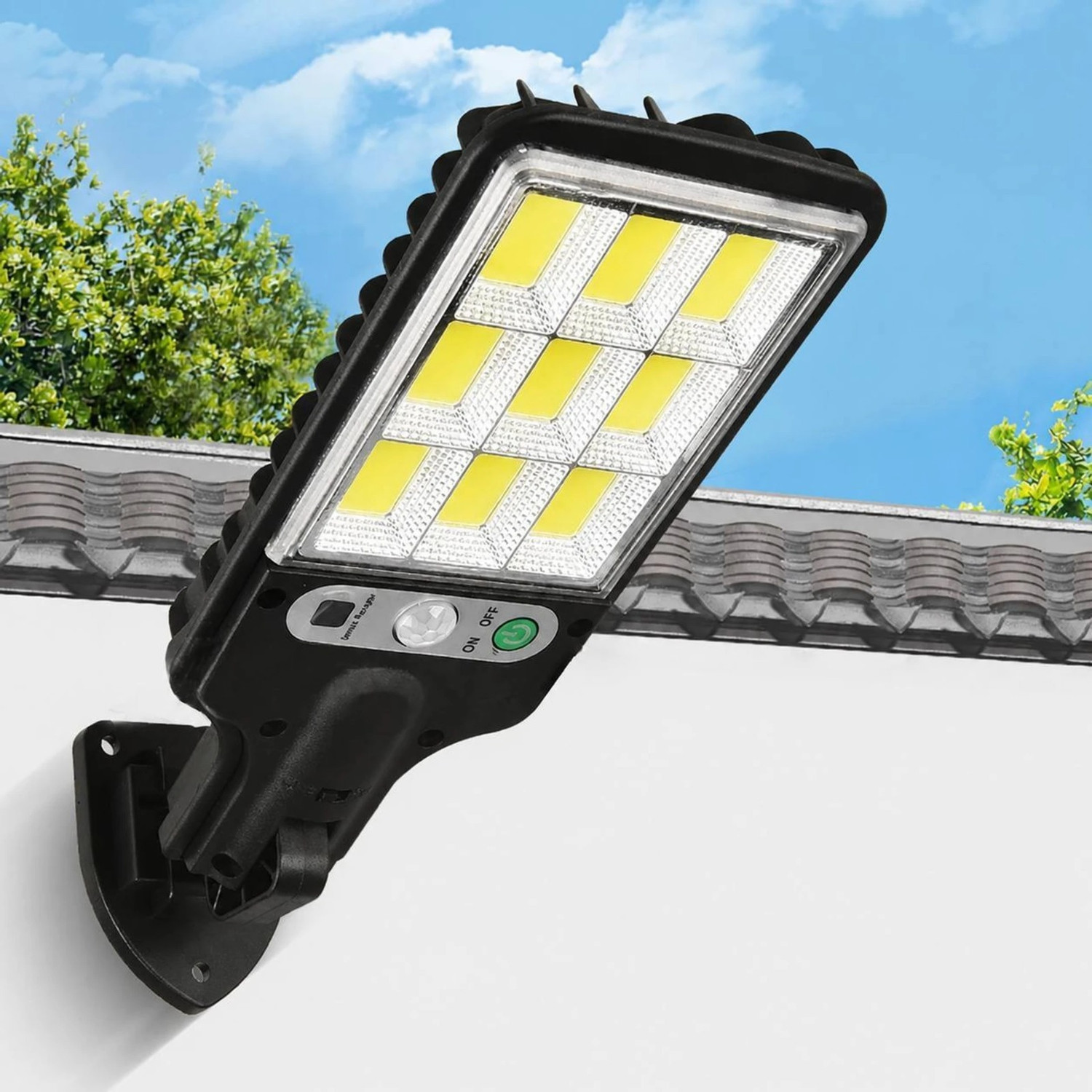 SHAKTIQ SOLAR_STREET_LIGHT_21 Solar Light Set (Wall Mounted Pack of 1) - Image 1