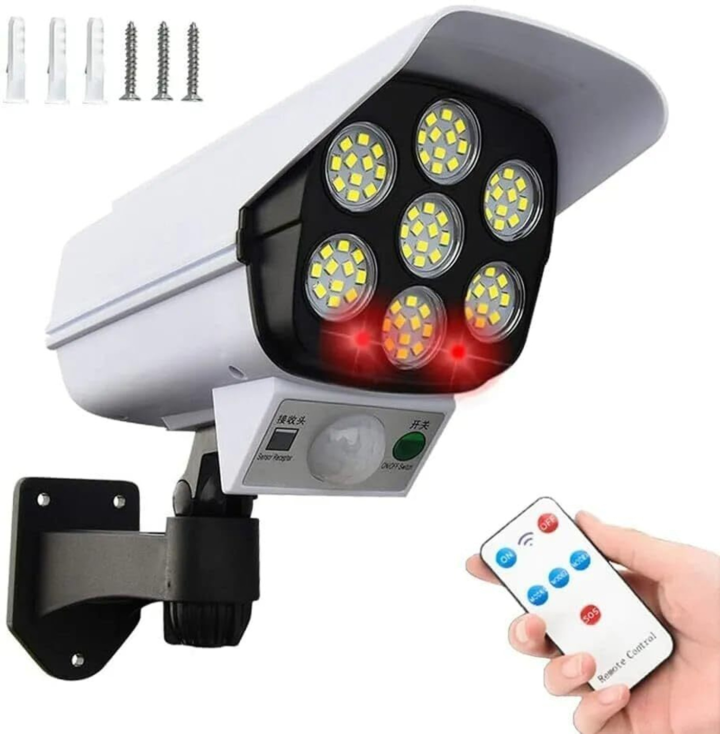 Shikshapatri শিà¦à§à¦·à¦¾à¦ªà¦¾à¦¤à§à¦°à§ Solar Security Camera Light, Motion Sensorâ 3 Modes,Waterproof Outdoor LED Light সà§à¦²à¦¾à¦° লাà¦à¦ সà§à¦ (à¦à¦¯à¦¼à¦¾à¦² মাà¦à¦¨à§à¦à§à¦¡ 1 à¦à¦° পà§à¦¯à¦¾à¦) - Image 1