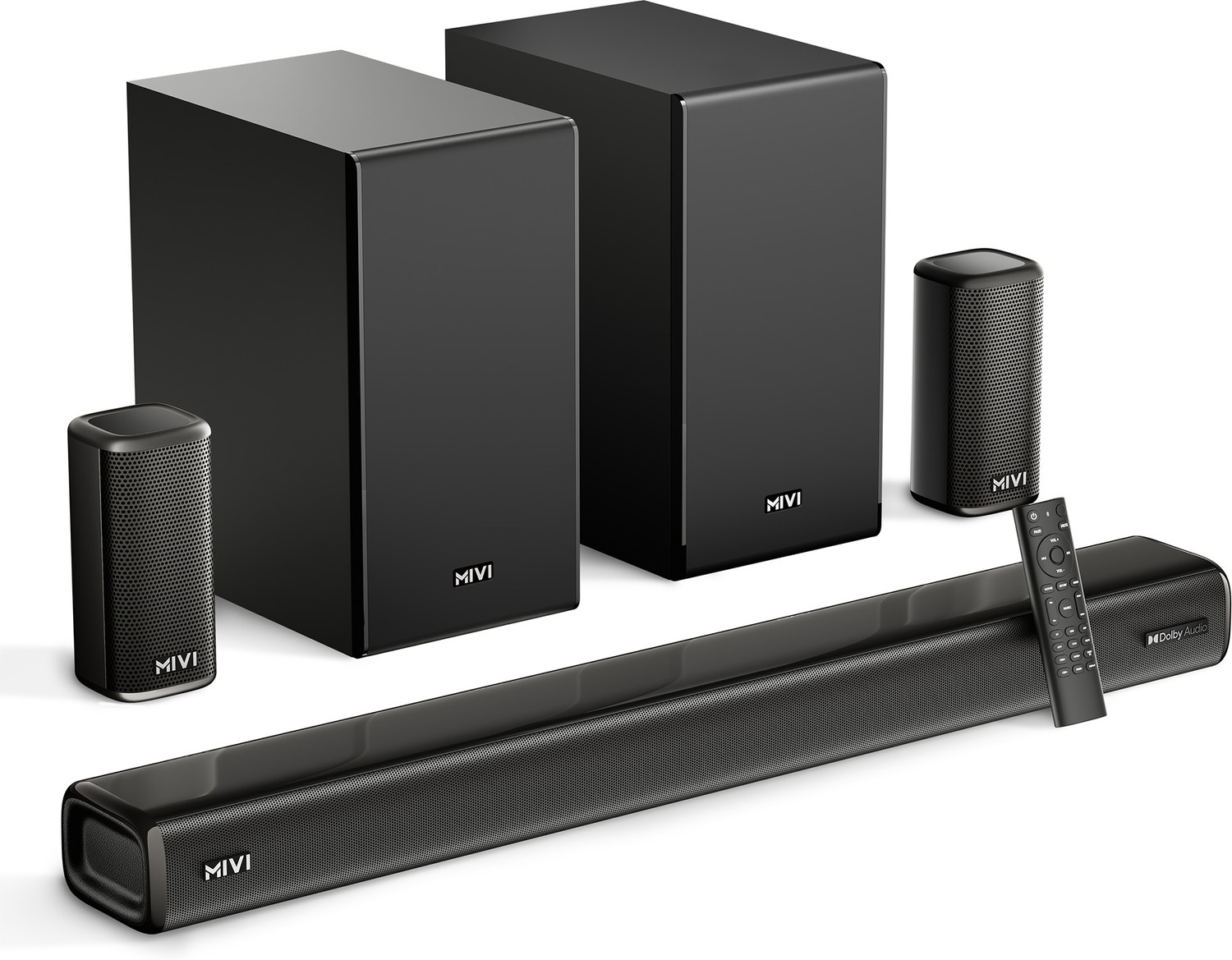 Mivi Fort H880 Soundbar, 880W, 5.2 Channel, Black - Image 1