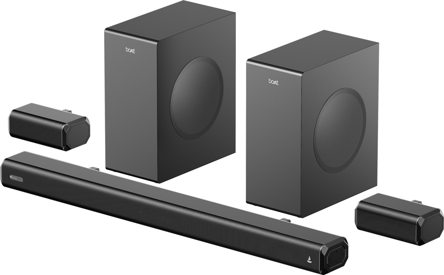 boAt Aavante Bar Prime DA600 5.2 Channel Soundbar (Midnight Black) - Image 1