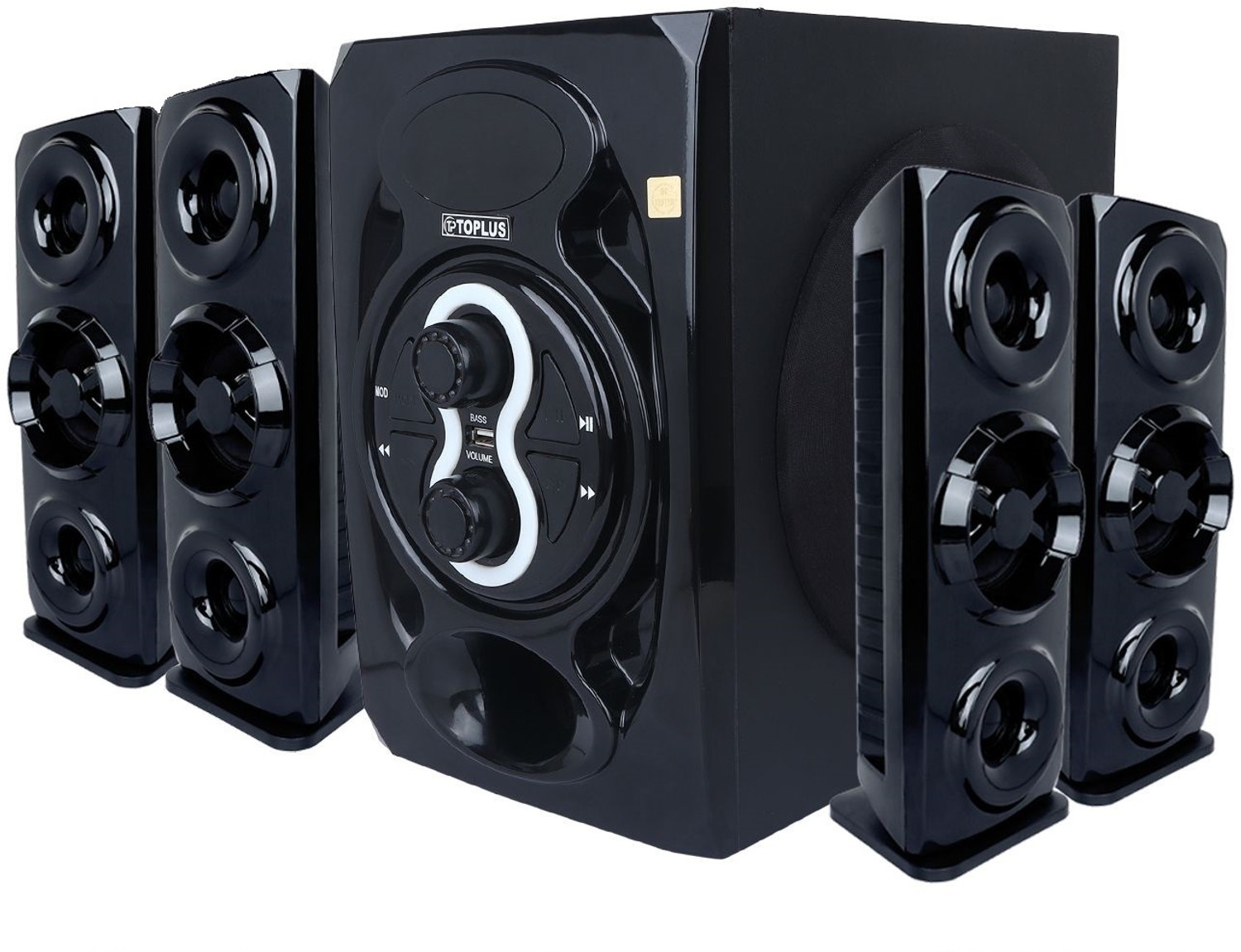 TOPLUS Cine Venue 4000 75W Bluetooth Home Theatre (Black, 4.1 Channel) - Image 1